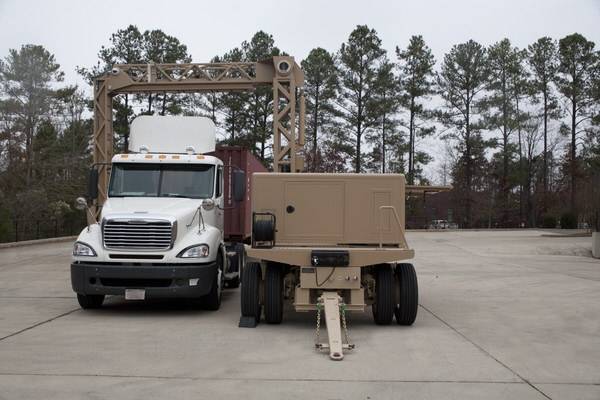 Eagle T25 trailer-based cargo and vehicle X-ray inspection system