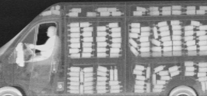 ZBV system Z Backscatter X-ray image