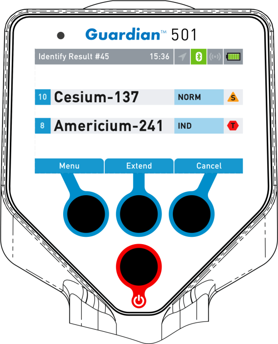 Guardian 501 Series - Source Identification Screen Shot