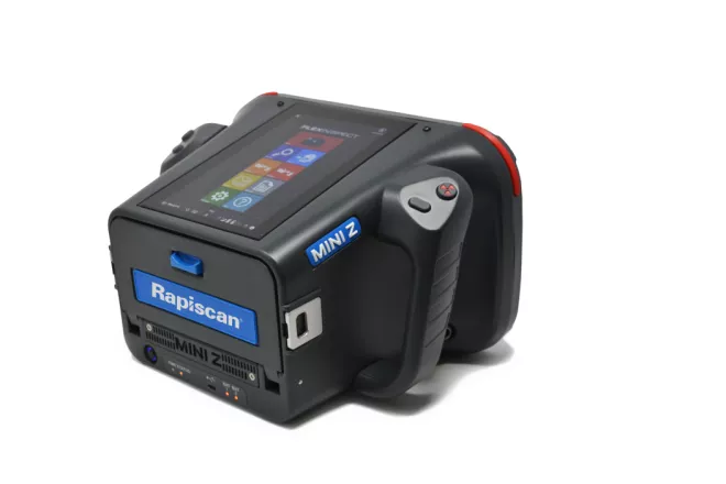 RAYONEX MINI-RAYONEX 本体 Handheld Z Backscatter imaging system | Rapiscan AS&E