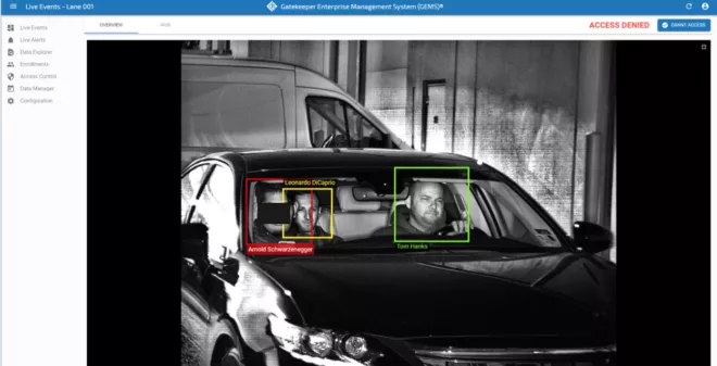 Gatekeeper IVOD facial recognition